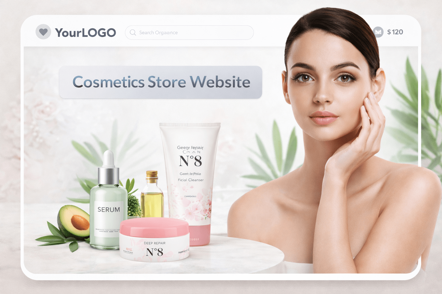 Beauty & Cosmetics Store Website Setup