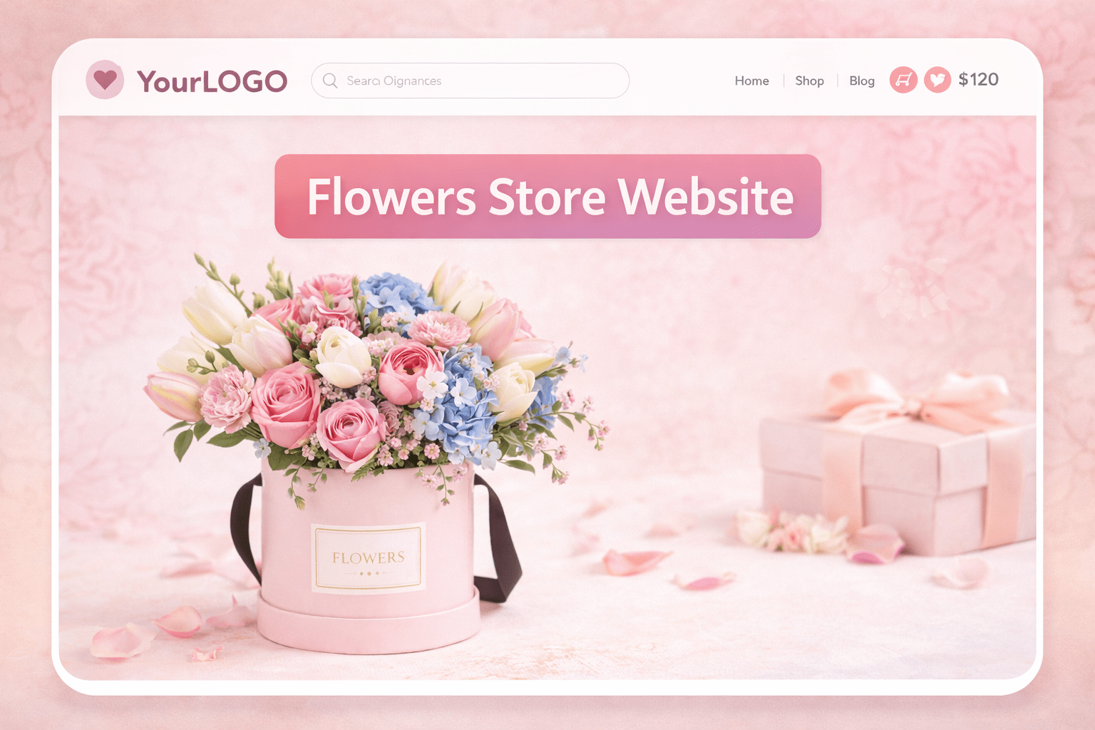 Flowers & Gifts Store Website Setup
