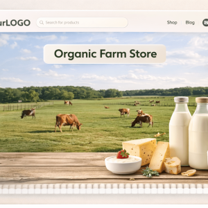 organic-farm-dairy-store-website-setup