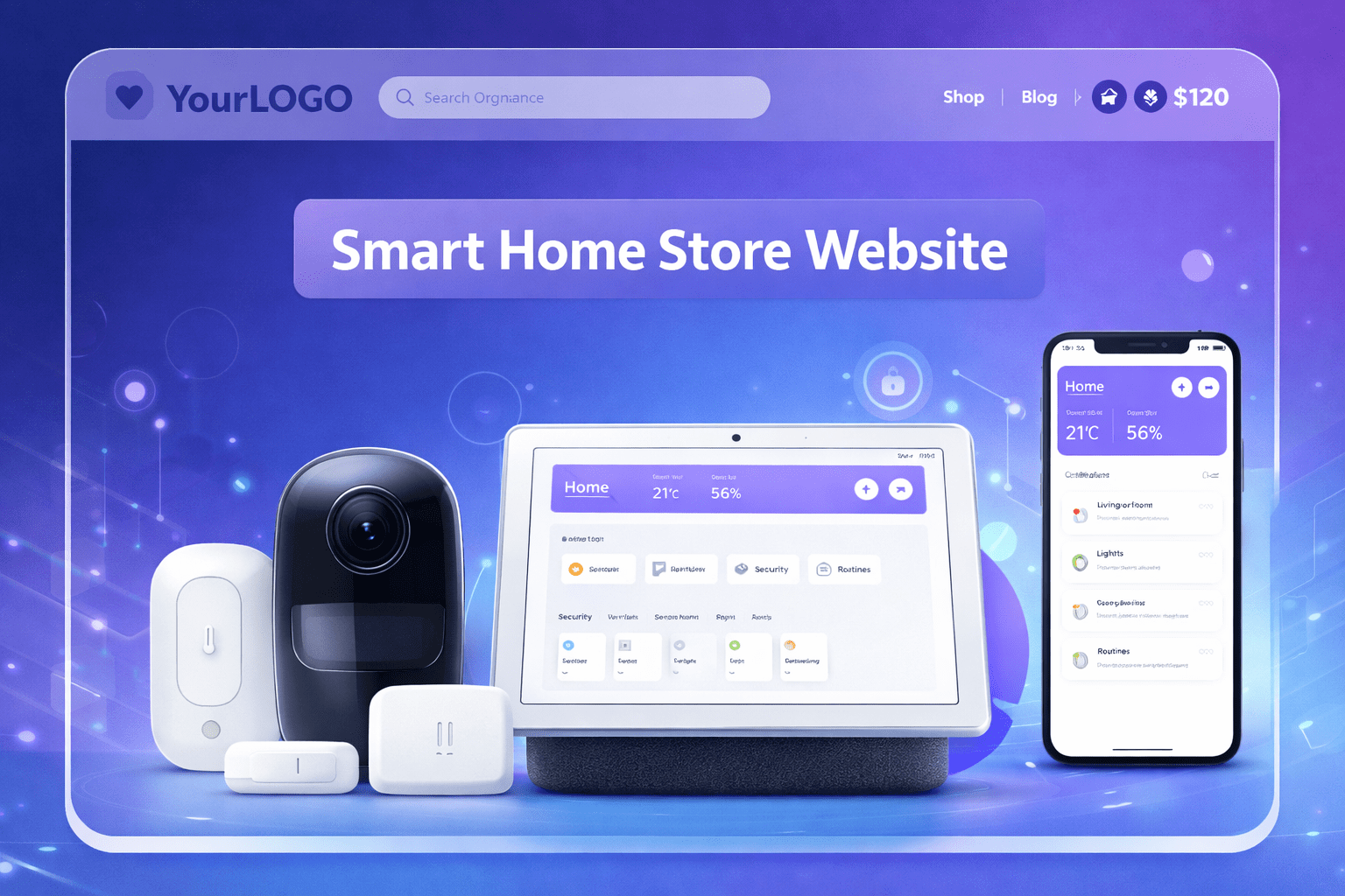 Smart Home & IoT Store Website Setup