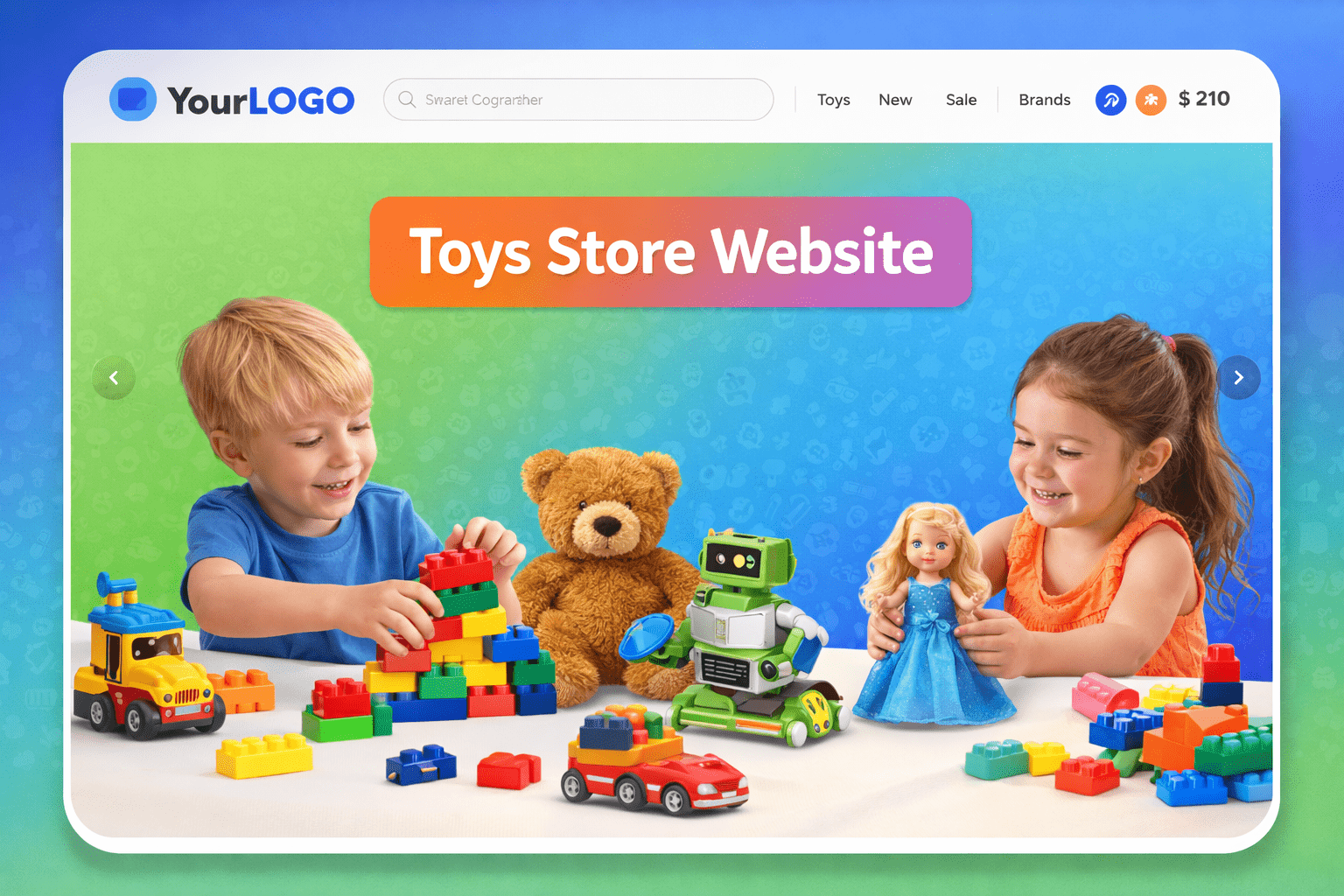 Toys Store eCommerce Website Setup